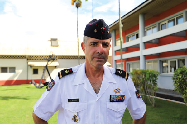 Président des sous officiers ADC Christophe Ségur