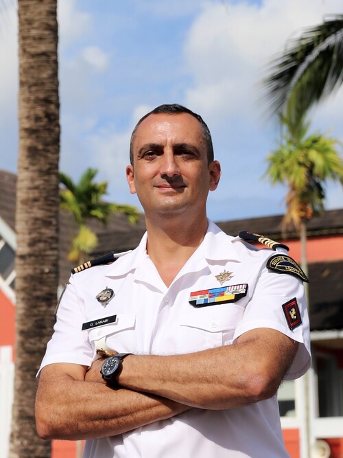 Colonel Guillaume LARABI chef de corps du RSMA de Mayotte 